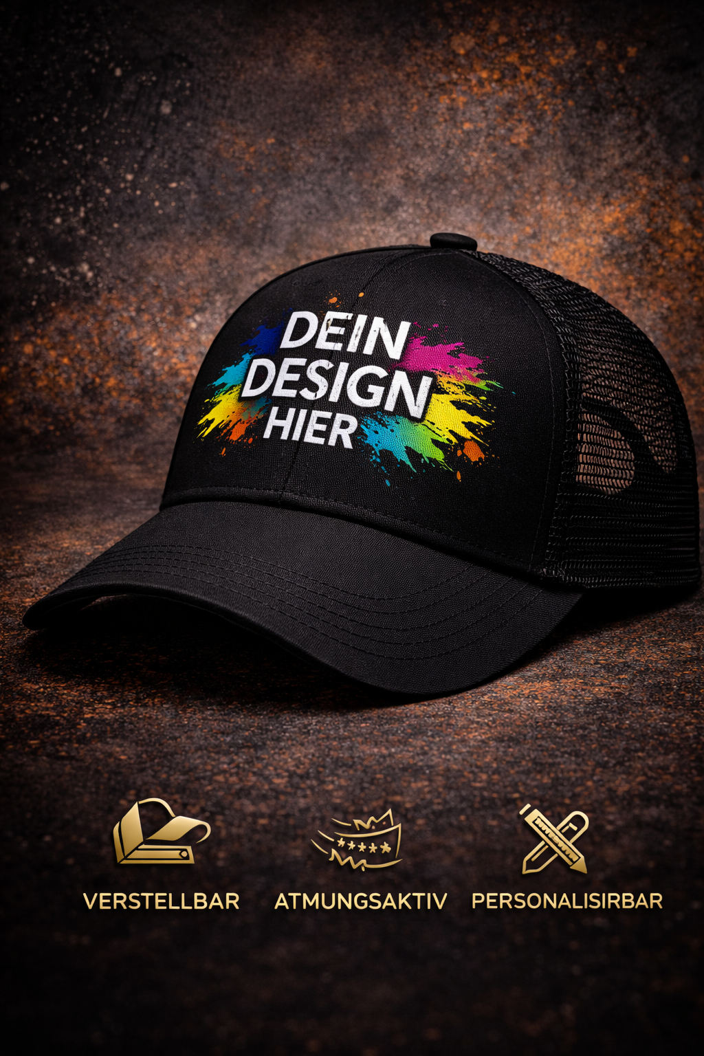 Personalisierbare Truckercap – klassisch, luftig & individuell gestaltbar