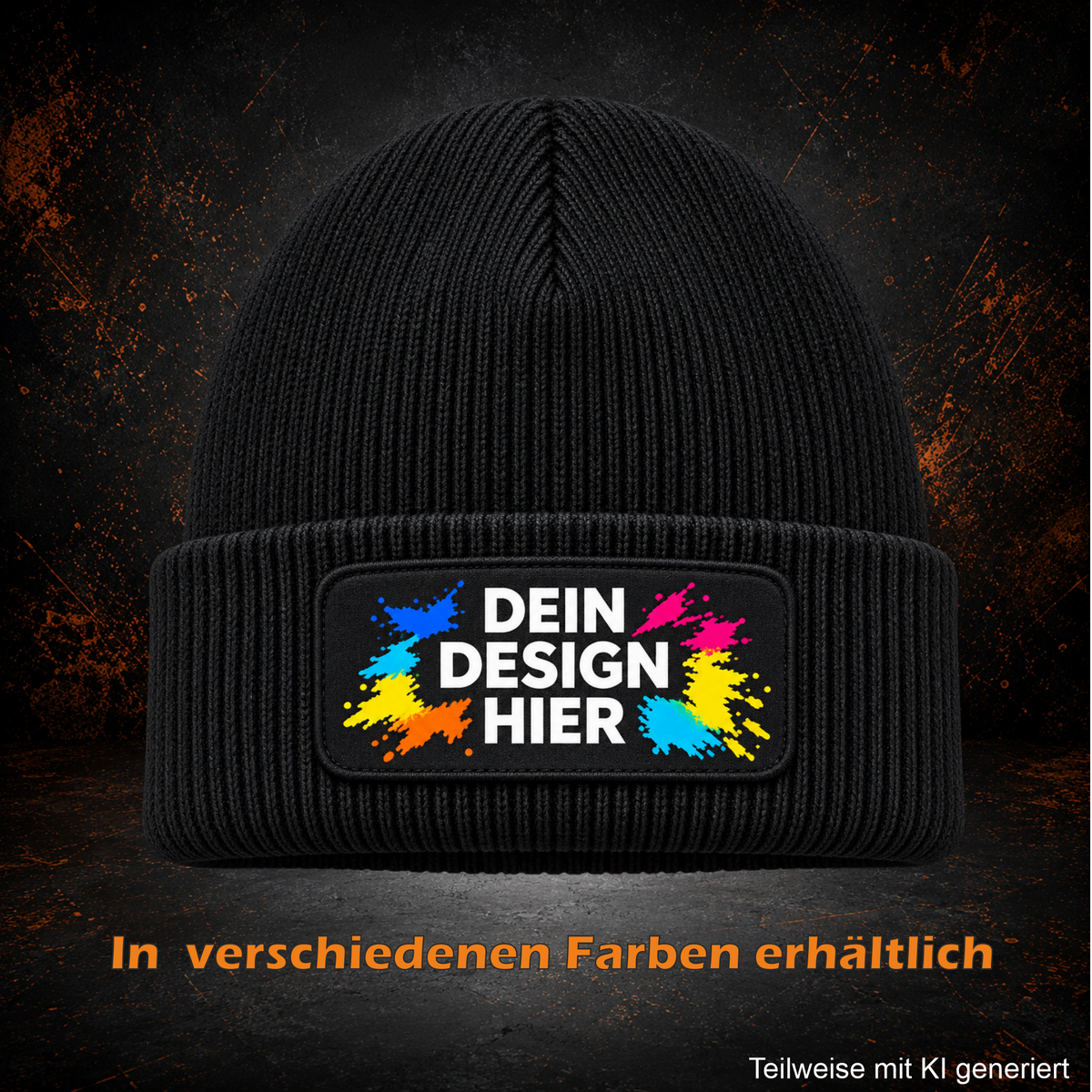 Beanie mit Patch