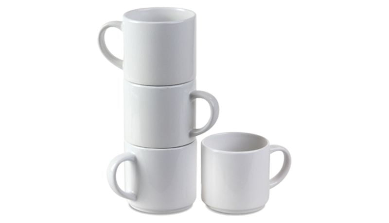 Personalisierbare stapelbare Keramiktasse (295 ml) – deine individuelle Design-Tasse