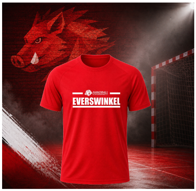Offizielles SC DJK Everswinkel Handball Shirt Rot