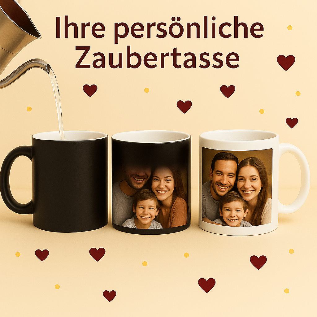 Personalisierte Zaubertasse 330ml (Magic Mug) – dein Foto erscheint bei Wärme
