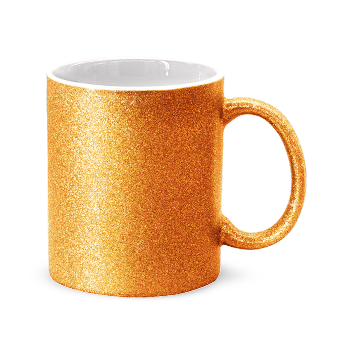 Personalisierte Tasse (330ml) - Glitzer