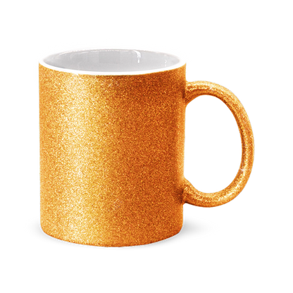 Personalisierte Tasse (330ml) - Glitzer