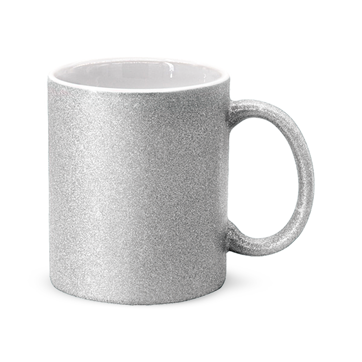 Personalisierte Tasse (330ml) - Glitzer