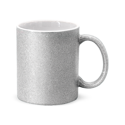 Personalisierte Tasse (330ml) - Glitzer