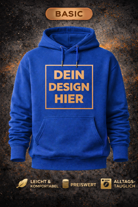 Basic Hoodie – günstig, bequem & personalisierbar