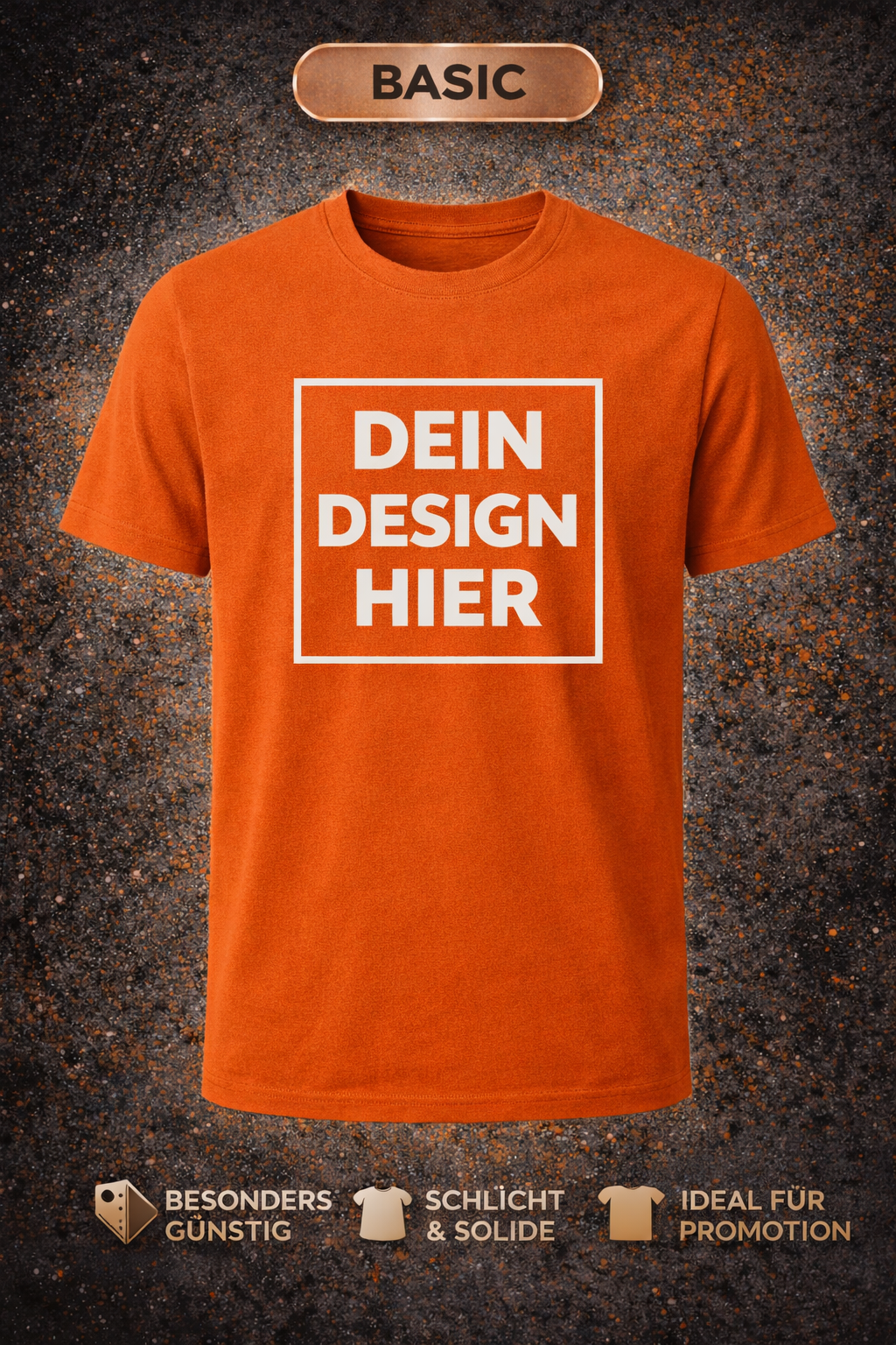 Basic T-Shirt – preiswert, solide &amp; ideal für Promotion
