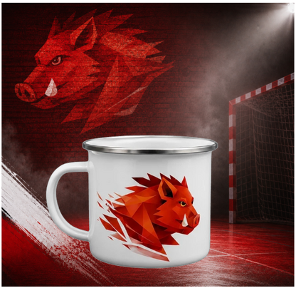 Offizielle SC DJK Everswinkel Handball Emaille-Tasse – 355 ml