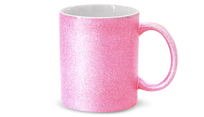 Personalisierte Tasse (330ml) - Glitzer