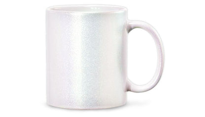 Personalisierte Tasse (330ml) - Neon Glow Paint - Perlmutt-Schimmer