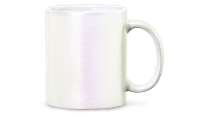 Personalisierte Tasse (330ml) - Neon Glow Paint - Perlmutt-Schimmer