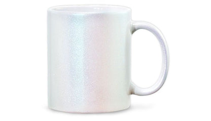 Personalisierte Tasse (330ml) - Neon Glow Paint - Perlmutt-Schimmer
