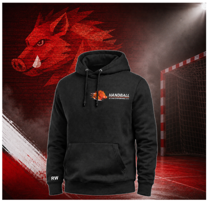 Offizieller SC DJK Everswinkel Handball Hoodie Schwarz