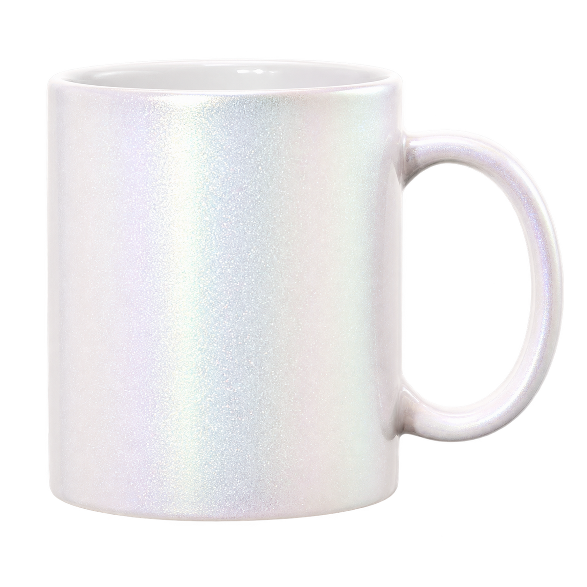 Perlmutt-Tasse Lila Glow ohne Motiv